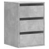 Corner Chest of Drawers - Concrete Grey | Hipomarket UK