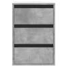 Corner Chest of Drawers - Concrete Grey | Hipomarket UK