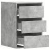 Corner Chest of Drawers - Concrete Grey | Hipomarket UK