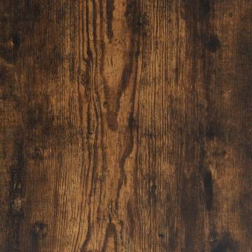 Stylish Smoked Oak Wardrobe - Engineered Wood 100x50x200 cm