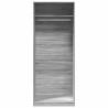 Grey Sonoma Wardrobe - Stylish & Compact 80x50x200 cm