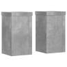 Concrete Grey Plant Stands - 2 pcs | Hipomarket