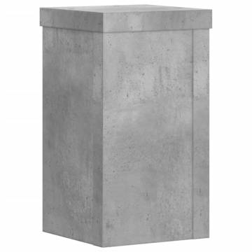 Concrete Grey Plant Stands - 2 pcs | Hipomarket