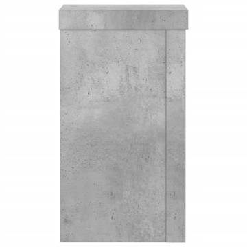 Concrete Grey Plant Stands - 2 pcs | Hipomarket