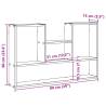 Wall Shelf Concrete Grey 99x15x60 cm - Stylish & Durable