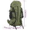 Hiking Backpack Army Green 80L | Durable Oxford Fabric