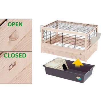 Ferplast Guinea Pig Cage Arena 80 - Stylish & Sustainable Design