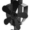 Heat Powered Stove Fan 5 Blades - Silent Comfort for Homes