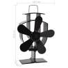 Heat Powered Stove Fan 5 Blades - Silent Comfort for Homes