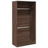 Stylish Brown Oak Wardrobe - 100x50x200 cm - Hipomarket