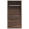 Stylish Brown Oak Wardrobe - 100x50x200 cm - Hipomarket