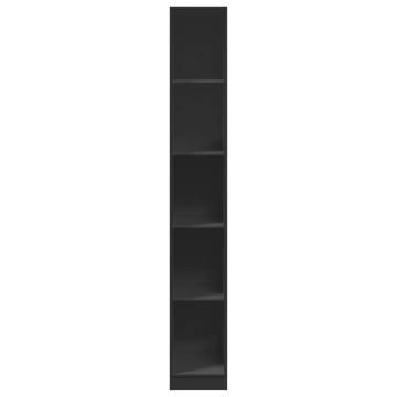 Wardrobe Black 30x50x200 cm - Stylish Engineered Wood Storage