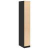 Wardrobe Black 30x50x200 cm - Stylish Engineered Wood Storage