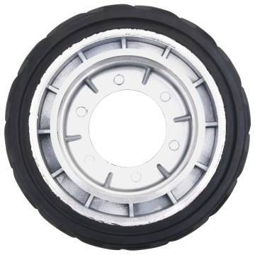 Durable Aluminium & Rubber Jockey Wheel Ø19.5x10 cm | HipoMarket