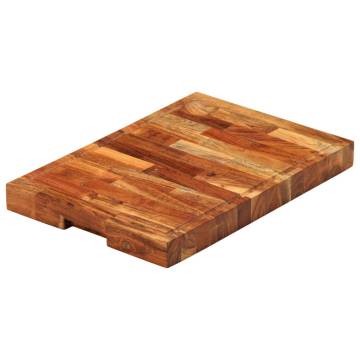 Chopping Board 42x30x4 cm Solid Wood Acacia - Hipomarket