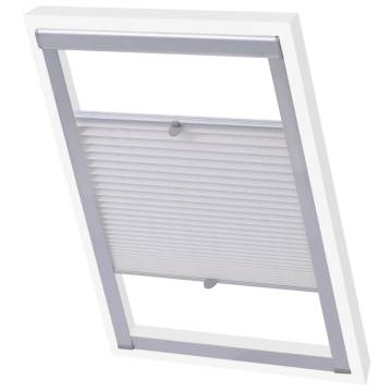 Pleated Blinds White P08/408 - Stylish Light Filtering Solution