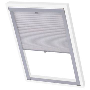 Pleated Blinds White P08/408 - Stylish Light Filtering Solution