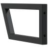 Stylish Black Trapezium Shelf Brackets for Washbasin - 2 pcs