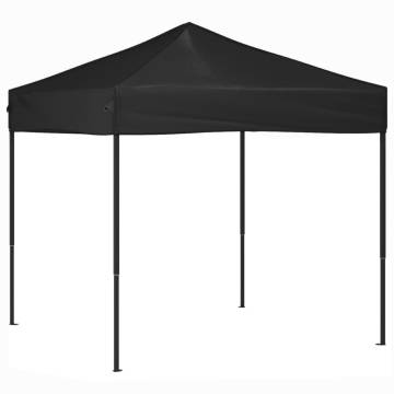 Folding Party Tent Black 2x2 m - Durable & Portable Outdoor Shelter