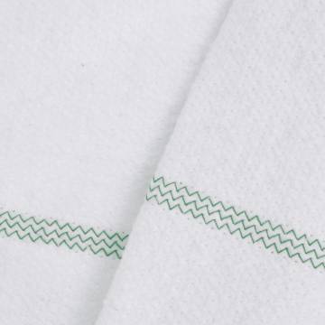 Floor Cloths 5 pcs White Green Stripes 50x60 cm - HipoMarket