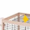 Ferplast Rabbit Cage Arena 120 - Stylish & Functional | Hipo Market