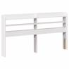 Bed Frame without Mattress White 140x200 cm Solid Wood Pine