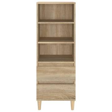 Highboard Sonoma Oak - Stylish Engineered Wood Furniture