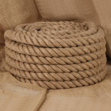 Jute Rope 25m Long | 40mm Thick - Versatile & Durable