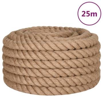 Jute Rope 25m Long | 40mm Thick - Versatile & Durable