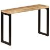 Console Table 120x35x76 cm Solid Mango Wood and Steel Quantity in Package 1 Length 120 cm Material solid mango wood 