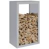 Firewood Rack 60x40x100 cm - Galvanised Steel Storage Solution