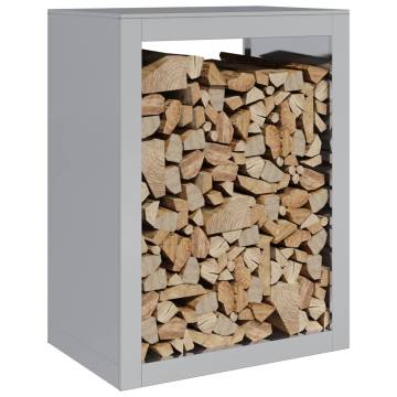 Durable Firewood Rack 60x40x80 cm - Galvanised Steel