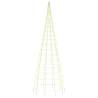 Christmas Tree Light on Flagpole - 550 LEDs Warm White 300 cm