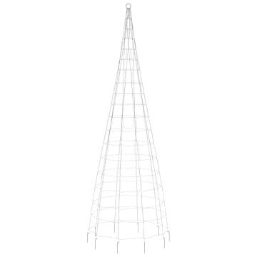 Christmas Tree Light on Flagpole - 550 LEDs Warm White 300 cm