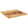 Table Top 70x70 cm Solid Mango Wood - Rustic Charm