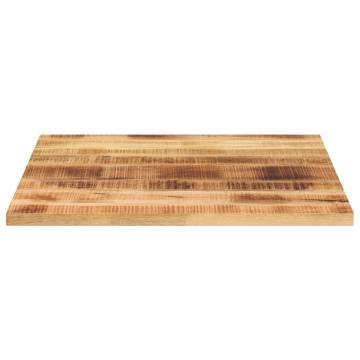 Table Top 70x70 cm Solid Mango Wood - Rustic Charm