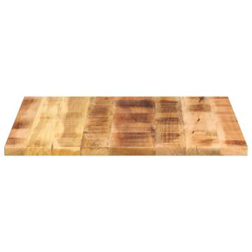 Table Top 70x70 cm Solid Mango Wood - Rustic Charm