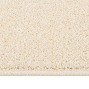 Elegant Cream Short Pile Rug 200x290 cm - Hipomarket