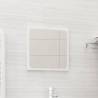 High Gloss White Bathroom Mirror | Stylish & Durable (40x1.5x37cm)