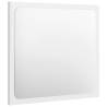 High Gloss White Bathroom Mirror | Stylish & Durable (40x1.5x37cm)