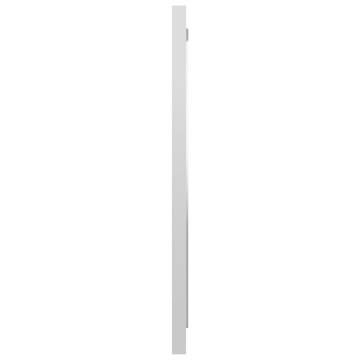 High Gloss White Bathroom Mirror | Stylish & Durable (40x1.5x37cm)