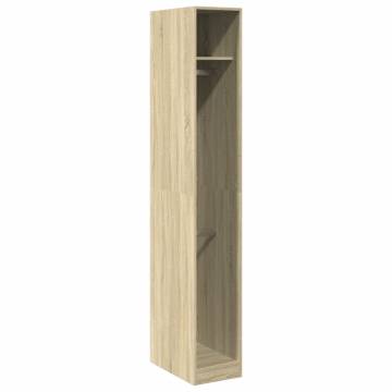 Wardrobe Sonoma Oak - Engineered Wood Storage Solution