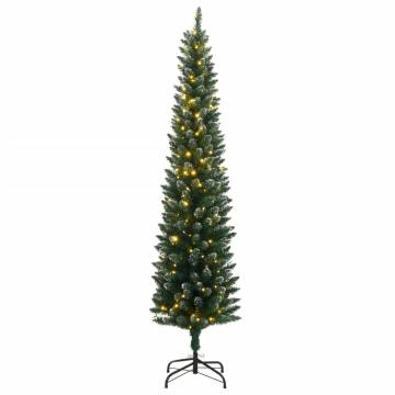 Artificial Slim Christmas Tree 150 LEDs - 150 cm | Hipo Market