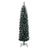 Artificial Slim Christmas Tree with 150 LEDs - 120 cm