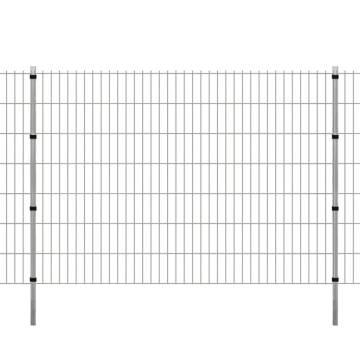 Buy 20 Galvanised Steel Fence Posts - 200 cm - Silver