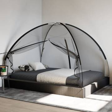 Mosquito Net Mongolia with Doors - 220 Mesh Black | Hipomarket