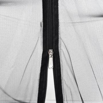 Mosquito Net Mongolia with Doors - 220 Mesh Black | Hipomarket