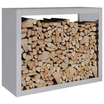 Firewood Rack 100x40x80 cm - Durable Galvanised Steel Storage