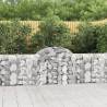 Arched Gabion Baskets 20 pcs 200x30x80/100 cm Galvanised Iron Size 200 x 30 x 80/100 cm Quantity in Package 20 