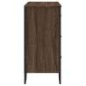 Elegant Brown Oak Chest of Drawers - 91x35.5x74.5 cm